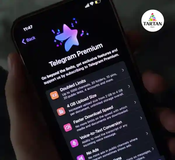 تلگرام پرمیوم Telegram Premium