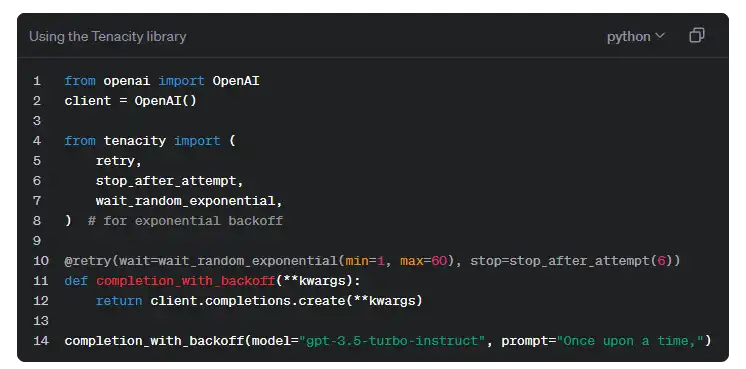 API شرکت openAI